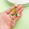 Strawberry Charm Keychains in 15 Pictured Variations for Bags and Keys view 4