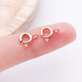 Metallic Spring Clasp Jewelry Findings with 14 Listed Options view 9