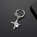 Silver Huggie Charm Earrings Spider Bear Cross 14 Styles view 12