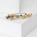 Slender Cat Riding Broom Brooch in Silver or Gold Tone view 3