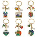 Flower Charm Keychains Featuring Camera Camp Across 5 Pictured Variations view 5
