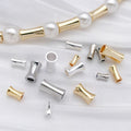 Metal Hourglass Spacer Beads in Five Sizes and Three Finishes view 2