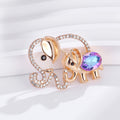 Flower Openwork Metal Brooch Pin for Jackets and Lapels view 5