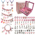 Pink Jewelry Kit and Jewelry Box Metal Charms with 3 Listed Options view 5