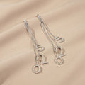 Fifteen Mixed Heart Butterfly Hoop and Dangle Earrings view 4