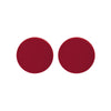 Red Round Studs