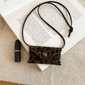 Leopard Print Mini Bag Pendant Cord Necklaces in Two Shapes view 6
