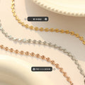 Coin Disc Station Bracelet Gold Steel Rose Gold Metal view 2