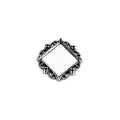 Small Square Filigree Cabochon Trays in Four Finishes view 5