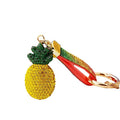 Clay Crystal Pineapple Keychains in Four Colors plus Assorted Option view 5