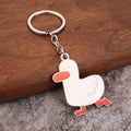 Cute Yellow Duck Alloy Keychain Bag Charm