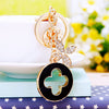 Black Four-Leaf-Clover