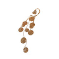 Gold Tone Textured Disc Cascade Single Ear Cuff Statement Jewelry view 5