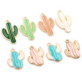 Colorful Cactus Charms In 3 Styles For Jewelry Making view 4