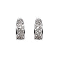 Pearl Filigree C Shaped Hoop Earrings Fashion Jewelry view 5