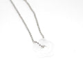 Silver Tone Ball Chain Resin Flower Pendant Necklaces in Thirteen Colors view 7