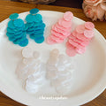 Layered Shell Disc Drop Earrings in Three Colors With Decorative Details view 4