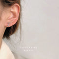 Silver Crystal Zodiac Constellation Stud Earrings Signs view 4
