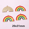 Colorful Enamel Rainbow Charms in Thirteen Designs and Mixed Set view 12