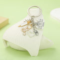 Medical Theme Alloy Keychains With Five Hanging Charm Styles view 2