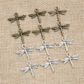 Dragonfly Charms Metal Components In 2 Styles For Jewelry Making view 4