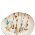 Shell And Starfish Pendant Cord Necklaces In Four Styles view 5