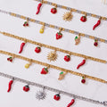 Colorful Fruit Pepper and Sun Charm Bracelets in Five Styles view 4