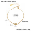 Zircon Angel Wing Necklace Bracelet Earring Ring Gold view 6