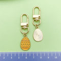 Easter Egg Metal Keychains, Gold-Tone Swivel Clasps, 10 Styles view 12