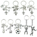 Basketball Charm Keychains in 26 Pictured Variations for Bags and Keys view 5