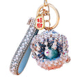 Short Pearl Curtain Shell Keychains in Eleven Colors plus Assorted Option view 5