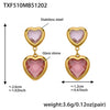 Mixed-Pink Gold Earrings