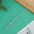 Clear Crystal Bead Christmas Tree Hanging Ornament Strand view 8