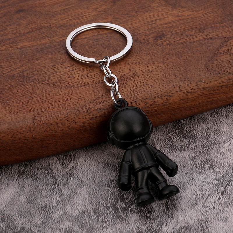 Metal Astronaut Robot Keychain Creative Gift Bag Charm