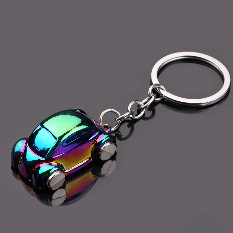 Colorful Car Zinc Alloy Keychain Cute Couple Bag Charm