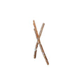 Silver Tone Crystal Cross Hairpin With Two Slender Bars view 5
