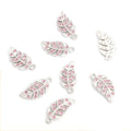 Polished Gold Silver Leaf Alloy Charms in 8 Styles view 9