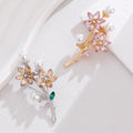 Flower Two Designs Metal Brooch Pin for Jackets and Lapels view 5
