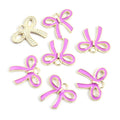 Enamel Bow Charms in Six Colors and Two Metal Tones view 10