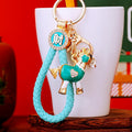 Crystal Horse, Zebra and Deer Keychains with Braided Wrist Straps view 4