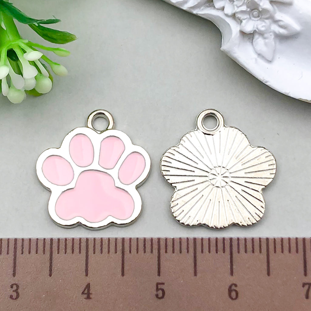 Enamel Zinc Alloy Starfish Watermelon Leaf Charm Pendant for DIY Earrings Jewelry