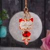 Red-Cat Gray-Pom
