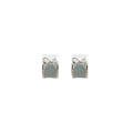 Pastel Enamel Bow C Hoop Earrings with Reflective Details view 5