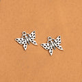 Dotted Openwork Butterfly Metal Charm Pendants for Jewelry Making view 3