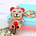 Jeweled Tiger and Auspicious Charm Keychains in Thirty-Nine Designs view 1
