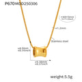 Twisted C Hoop Earrings Hourglass Barrel Pendant Snake Chain Set view 8