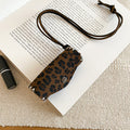 Leopard Print Mini Bag Pendant Cord Necklaces in Two Shapes view 7