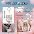 Happy First Day of School Wooden Keychain With White Bag And Tag Option view 4