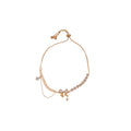 Butterfly Flower Cubic Zirconia Slider Bracelets Gold Silver view 5