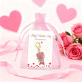 Gold XOXO Pink Red Heart Enamel Lobster Clasp Charm view 6